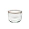 Weck Jar Tulip with Glass Lid and Rubber Seal (6 Sizes) - 0