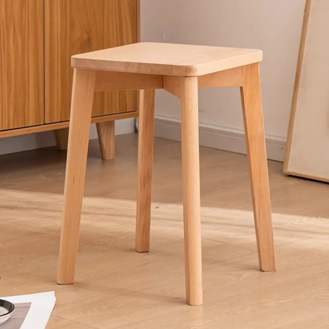 Pekka Stackable Stool - Oak - 3