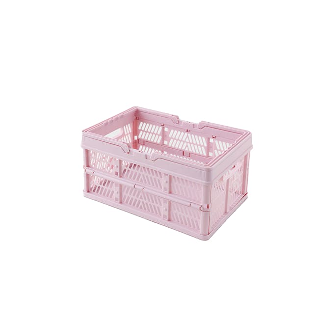 Kono Foldable Storage Basket 18L - Pink - 1