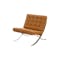 Benton 2 Seater Sofa with Benton Chair - Tan (Genuine Cowhide) - 11