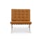 Benton 2 Seater Sofa with Benton Chair - Tan (Genuine Cowhide) - 9