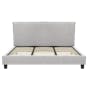 Hank King Bed in Silver Fox with 2 Weston Bedside Tables - 3