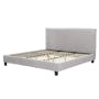 Hank King Bed in Silver Fox with 2 Weston Bedside Tables - 4