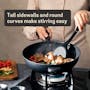Meyer Midnight Nonstick Hard Anodized 32cm Covered Stirfry with Helping Handle - 2