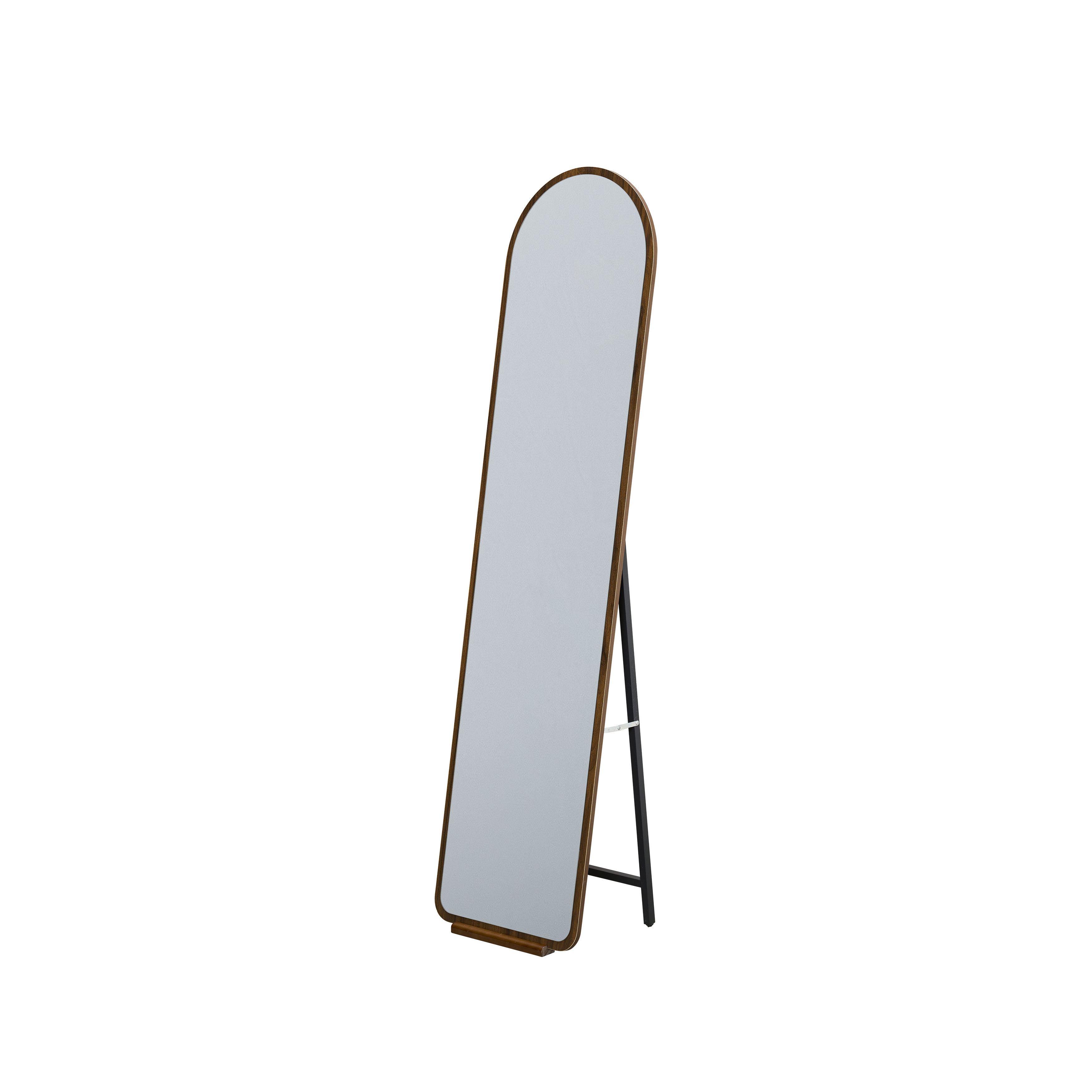 Helena Arched Standing Mirror 40 x 160 cm - Walnut