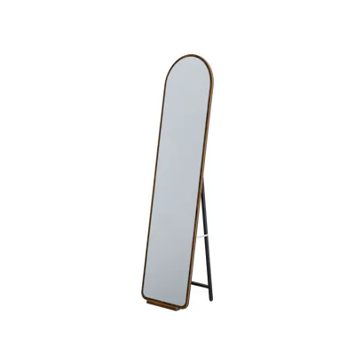 Helena Arched Standing Mirror 40 x 160 cm - Walnut