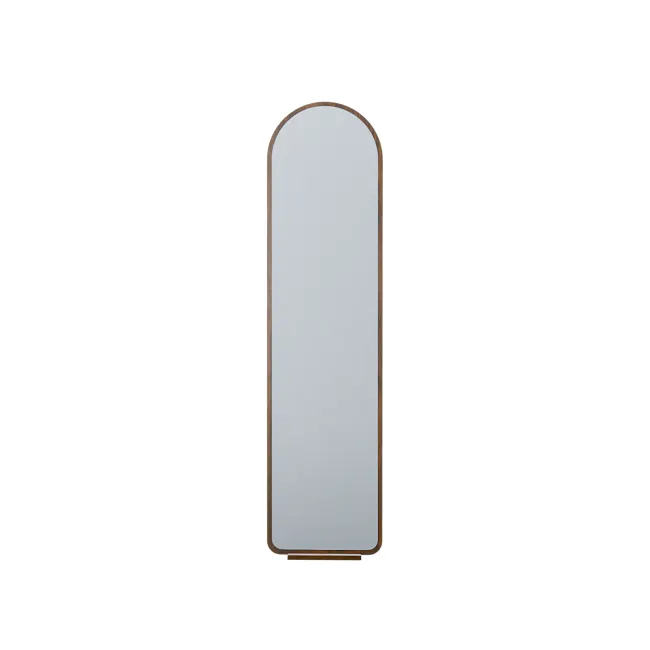 Helena Arched Standing Mirror 40 x 160 cm - Walnut - 3
