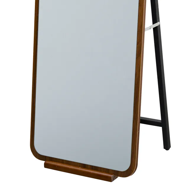 Helena Arched Standing Mirror 40 x 160 cm - Walnut - 5