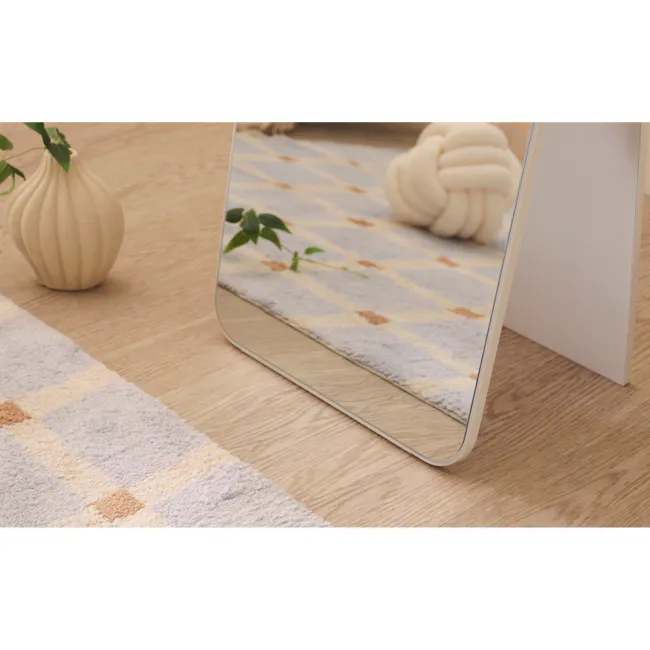 Lessie Standing Mirror - White (2 Sizes) - 4