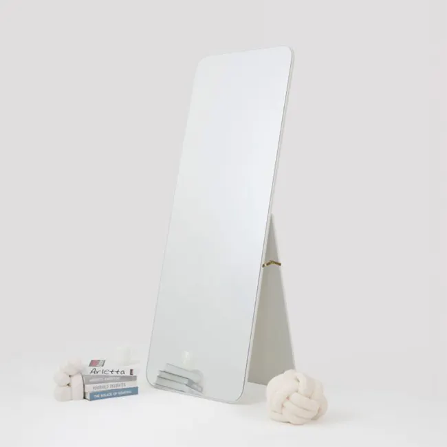 Lessie Standing Mirror - White (2 Sizes) - 7