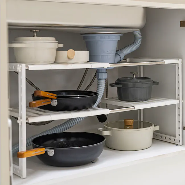 ESSENTIALS Adjustable Kitchen Shelf - 6