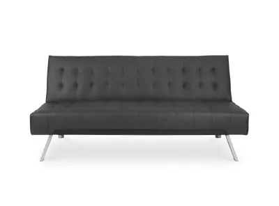 Julia 3 Seater Sofa Bed - Slate Grey (Faux Leather)