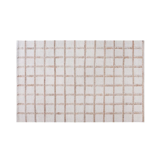 Bauel Wool Jute Rug - Ivory (3 Sizes) - 1