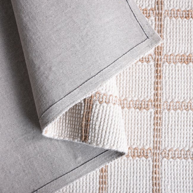 Bauel Wool Jute Rug - Ivory (3 Sizes) - 4