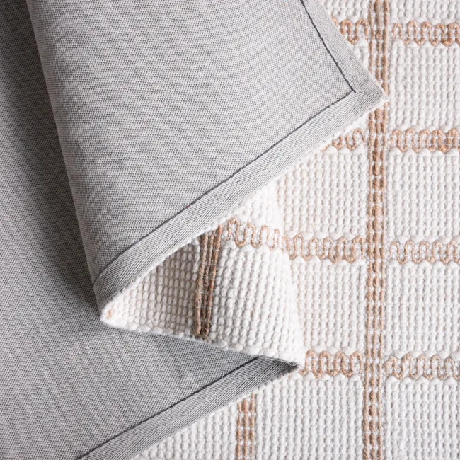 Bauel Wool Jute Rug - Ivory (3 Sizes) - 4