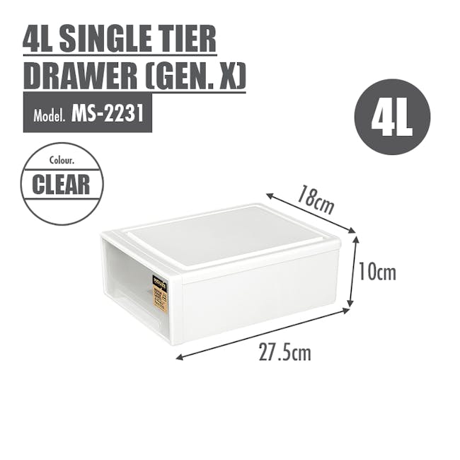 4L Single Tier Drawer (Gen.X) - 3
