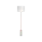 Alyssa Floor Lamp - White, Copper