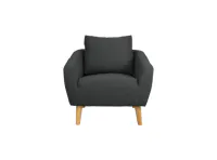 Hana Armchair - Charcoal