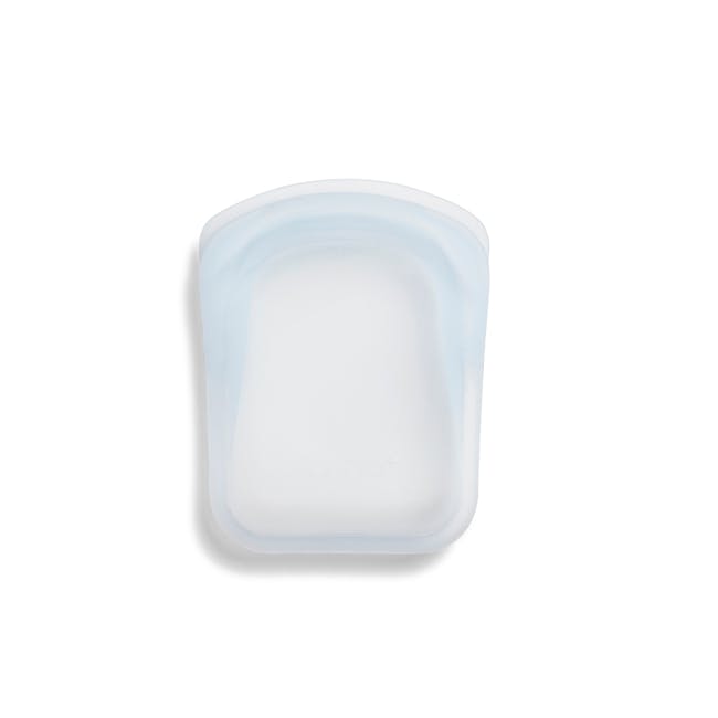 Stasher Reusable Silicone Bag - Pocket - Clear & Aqua (Set of 2) - 8