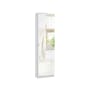 (As-is) Lina Mirror Tall Shoe Cabinet - White - 6 - 0
