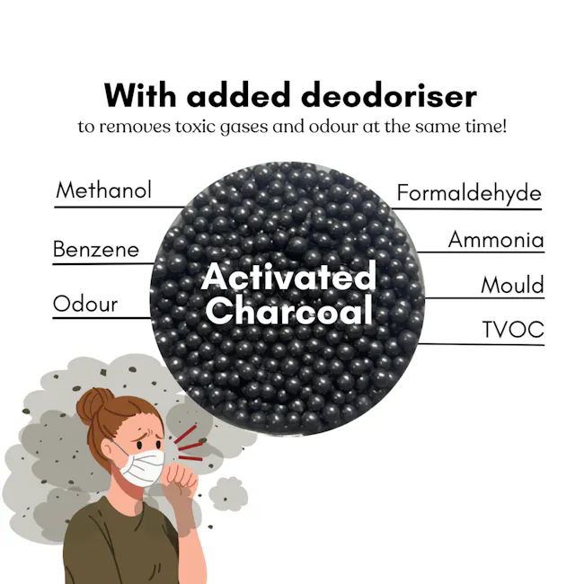 Slurpy Bear Dehumidifier Refill 4.5kg - Anti-Odour Charcoal - 2