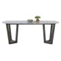 (As-is) Carson Marble Dining Table 2m - 1 - 23
