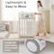 IFAM SafeGuard Baby Diaper Changing Table with Waterproof Mat - White - 9