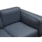 Carter 3 Seater Sofa in Navy with Logan Lounge Chair in Black - 13