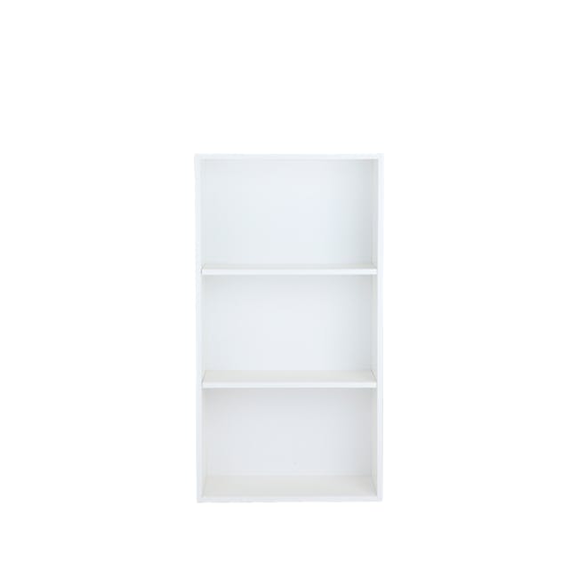 Hitoshi 3-Tier Bookshelf - White - 0
