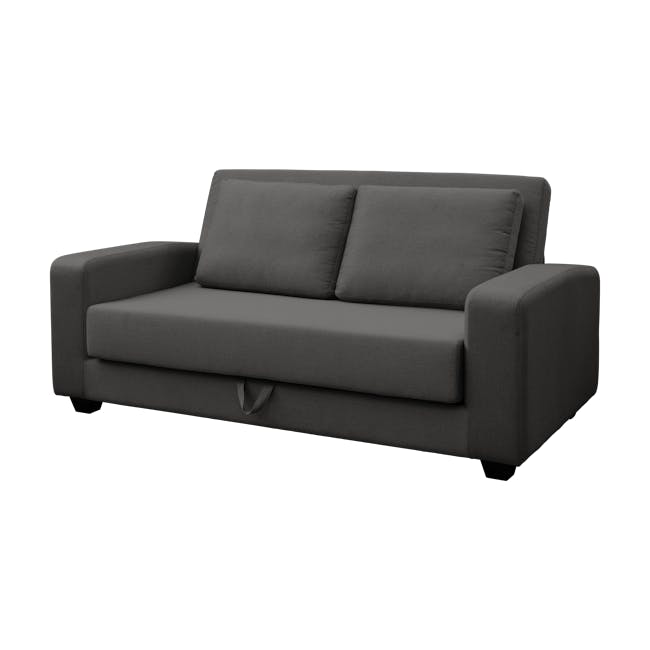 Karl 2.5 Seater Sofa Bed - Dark Grey - 2