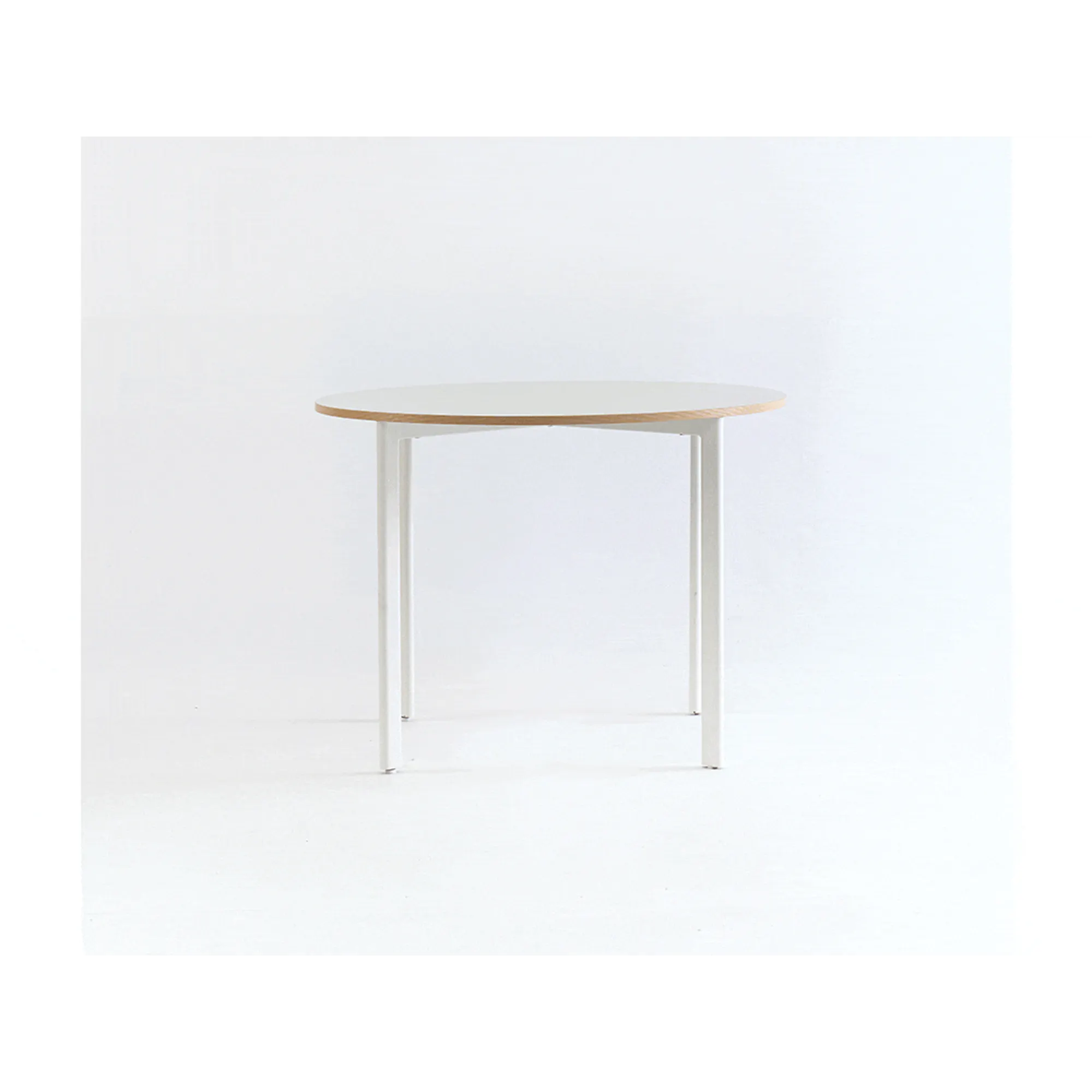 Kira Round Dining Table 1m - Warm White - 17