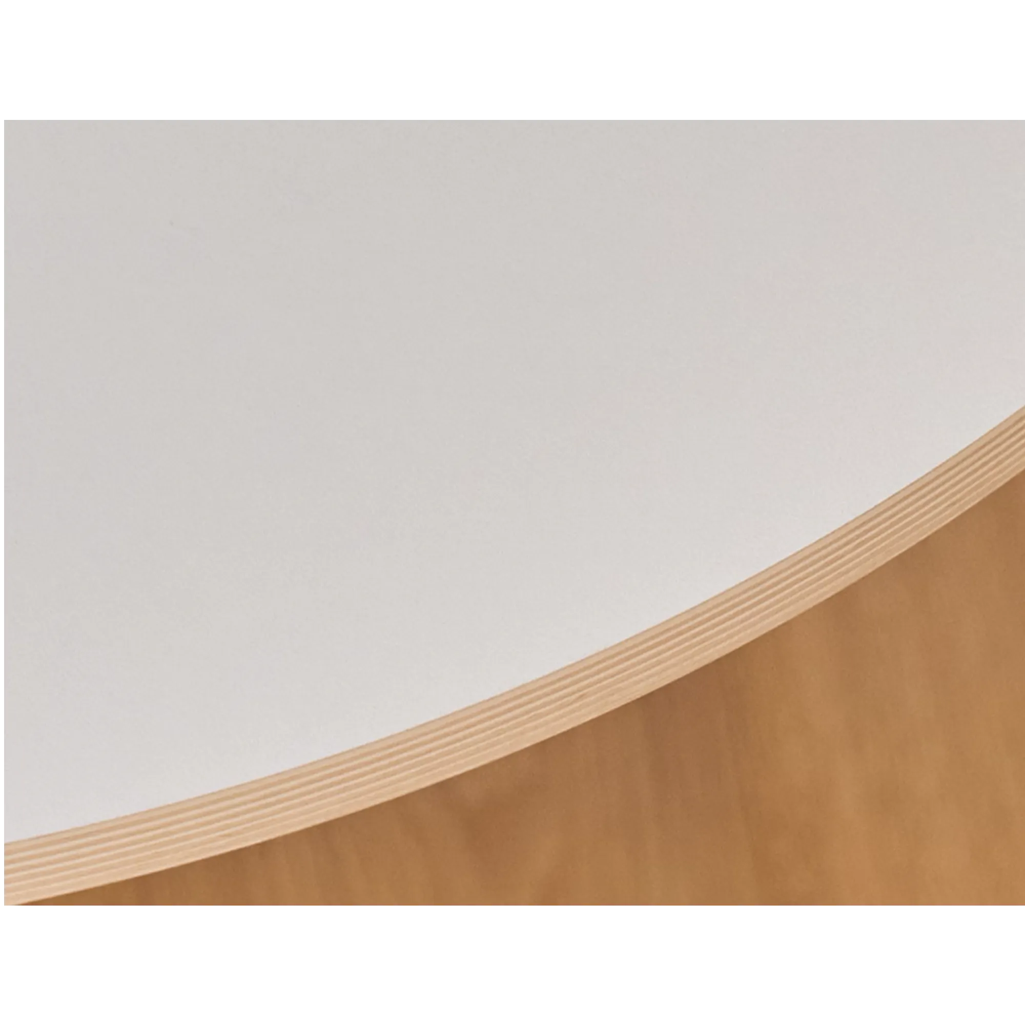 Kira Round Dining Table 1m - Warm White - 15