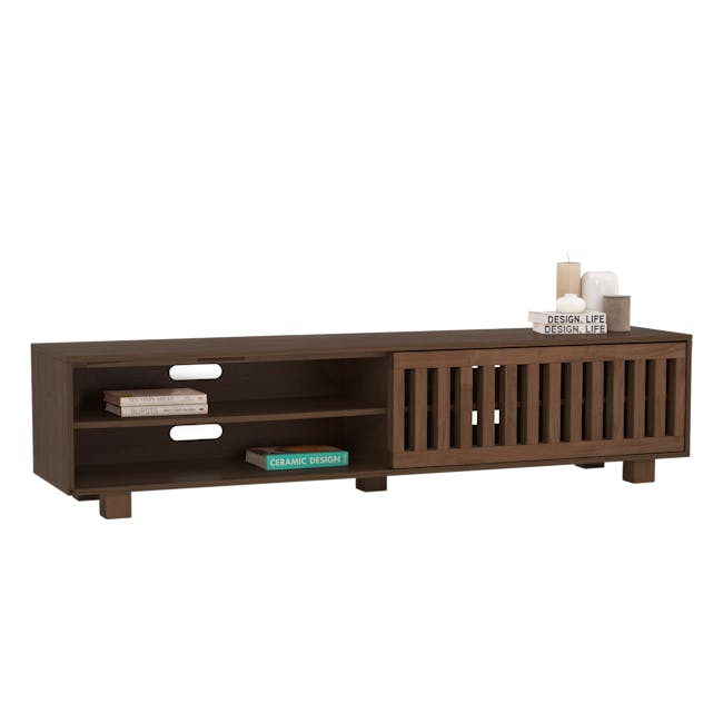 Keita TV Console 1.8m - Walnut - 2