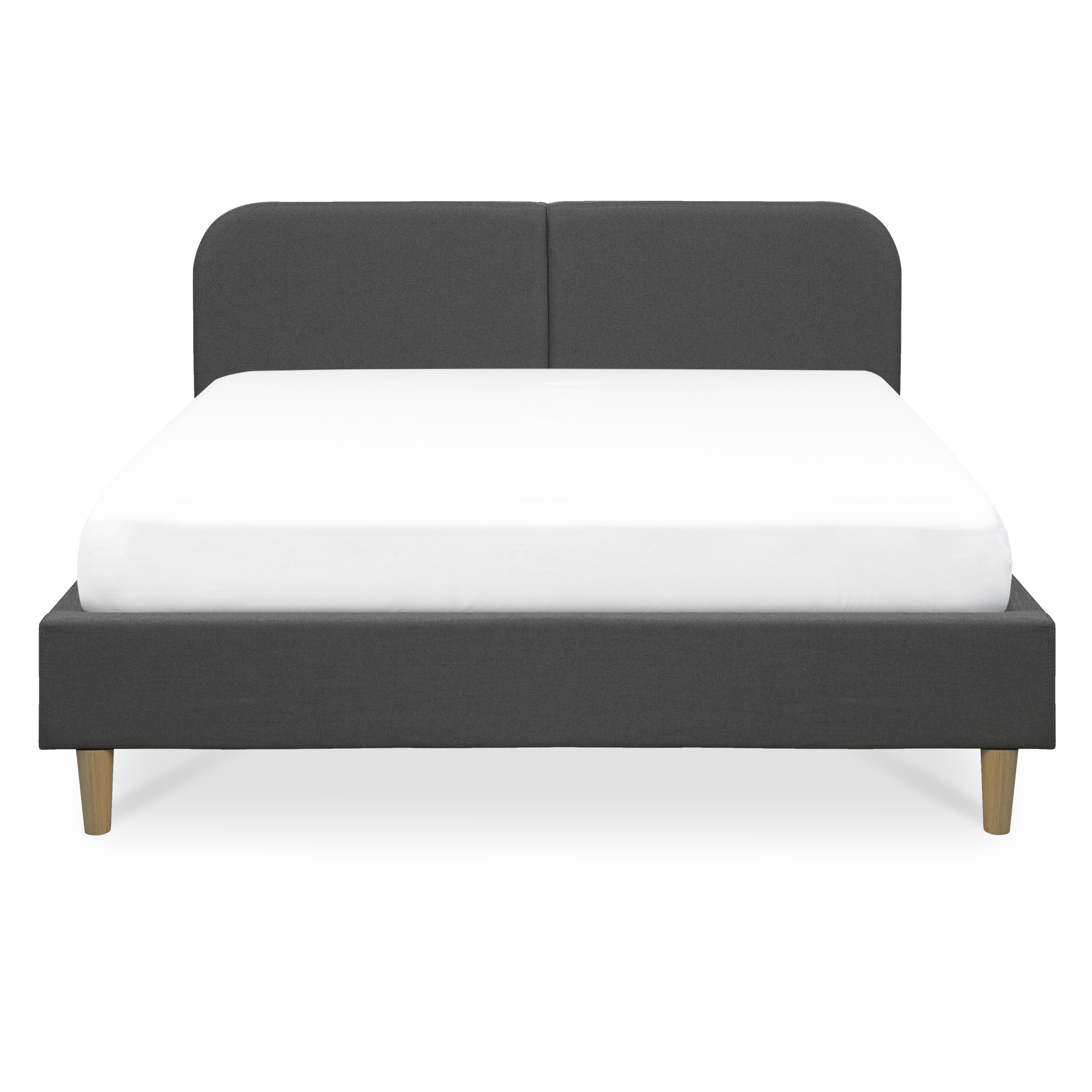 Nolan King Bed - Hailstorm