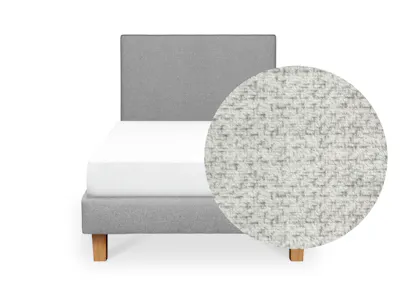 ESSENTIALS Super Single Headboard Divan Bed - Linen (Pet Friendly)