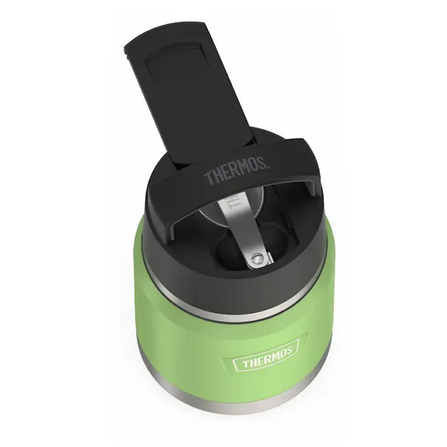 Thermos® ICON™ Kids Food Jar 12oz with Foldable Spoon (IS3102) - Lime Green - 5