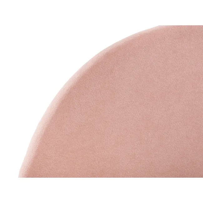 Aspen Super Single Bed - Blush - 7 - Soft, pastel pink fabric, fluffy texture, cozy ambiance, comfortable surface, elegant