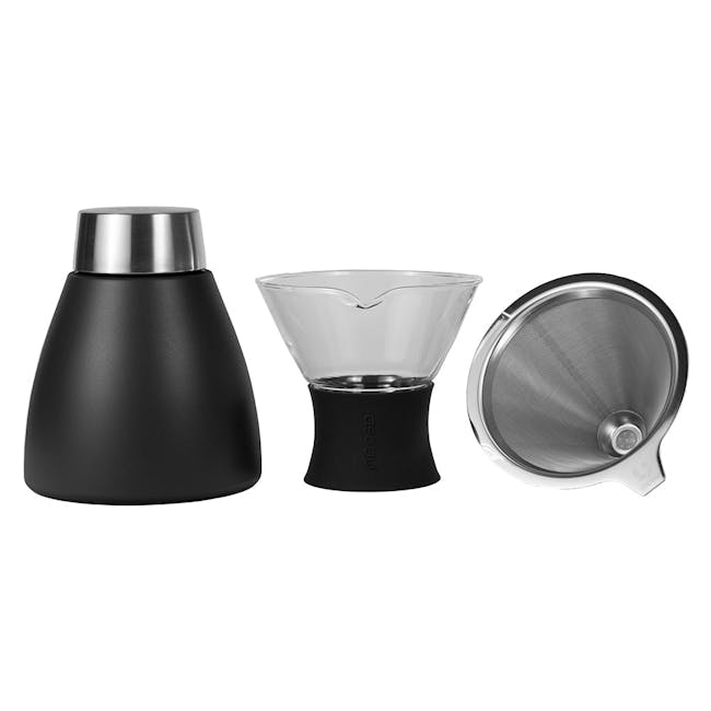 Asobu Pour Over Hot Brew Coffee 1.1L - Wood - 3