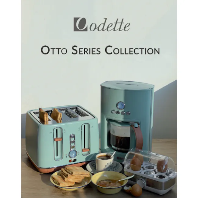 Odette Multifunction Automatic Soft and Hard Egg Boiler - 9 - Toasted bread, pastries, coffee, tea, toaster, coffee machine