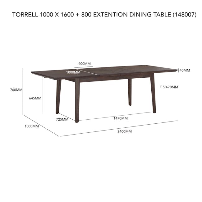 Tilda Extendable Dining Table 1.6m-2.4m - 15