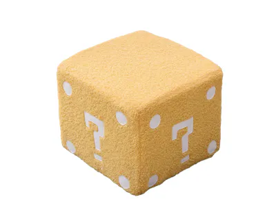 Super Dice Cube Pouf Stool