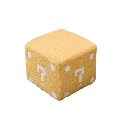 Super Dice Cube Pouf Stool