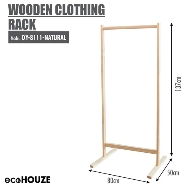 ecoHOUZE Wooden Clothing Rack - 2