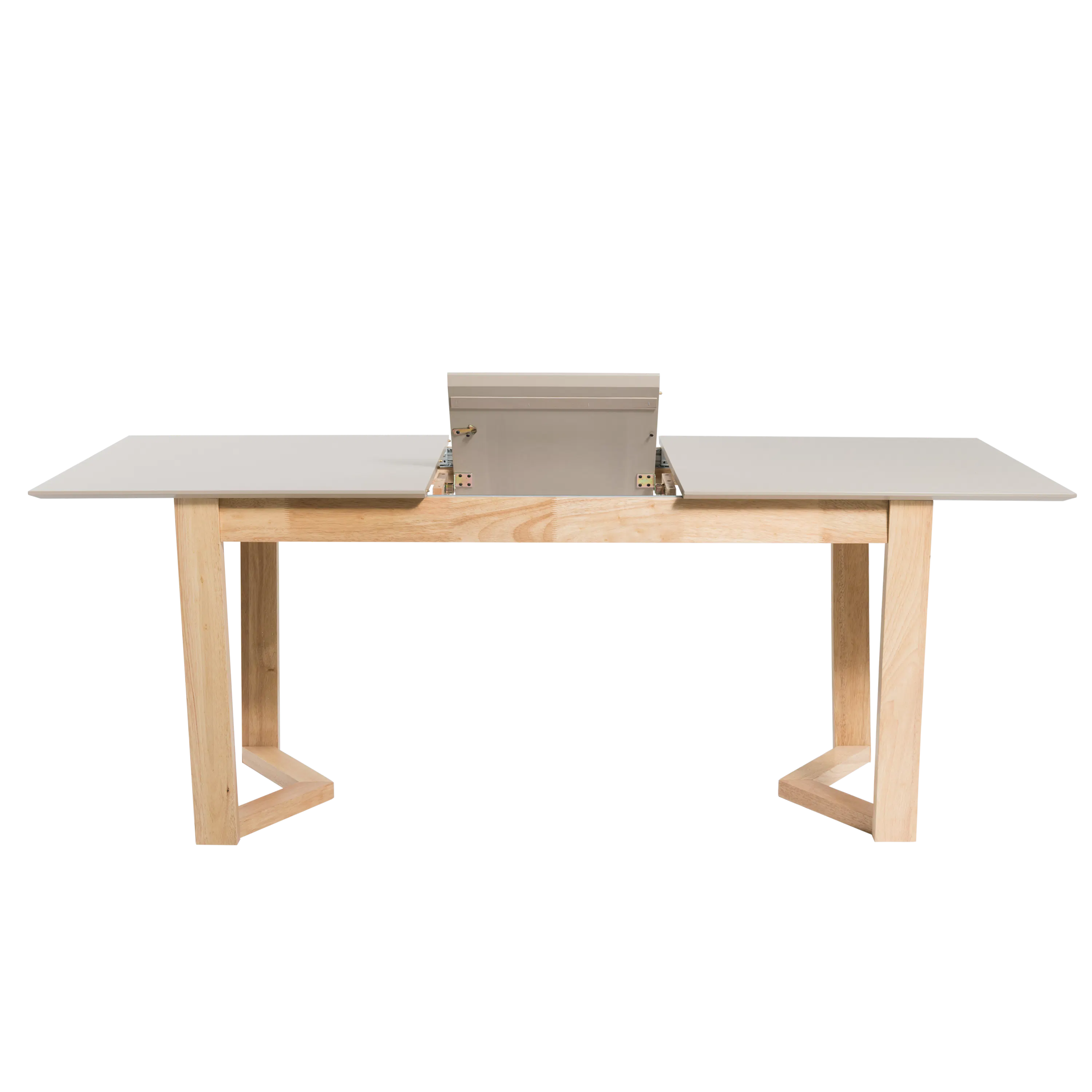 (As-is) Meera Extendable Dining Table 1.6m-2m - Natural, Taupe Grey - 1 - 18