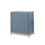 Flo 4-Door Low Storage Cabinet - Fog - 0