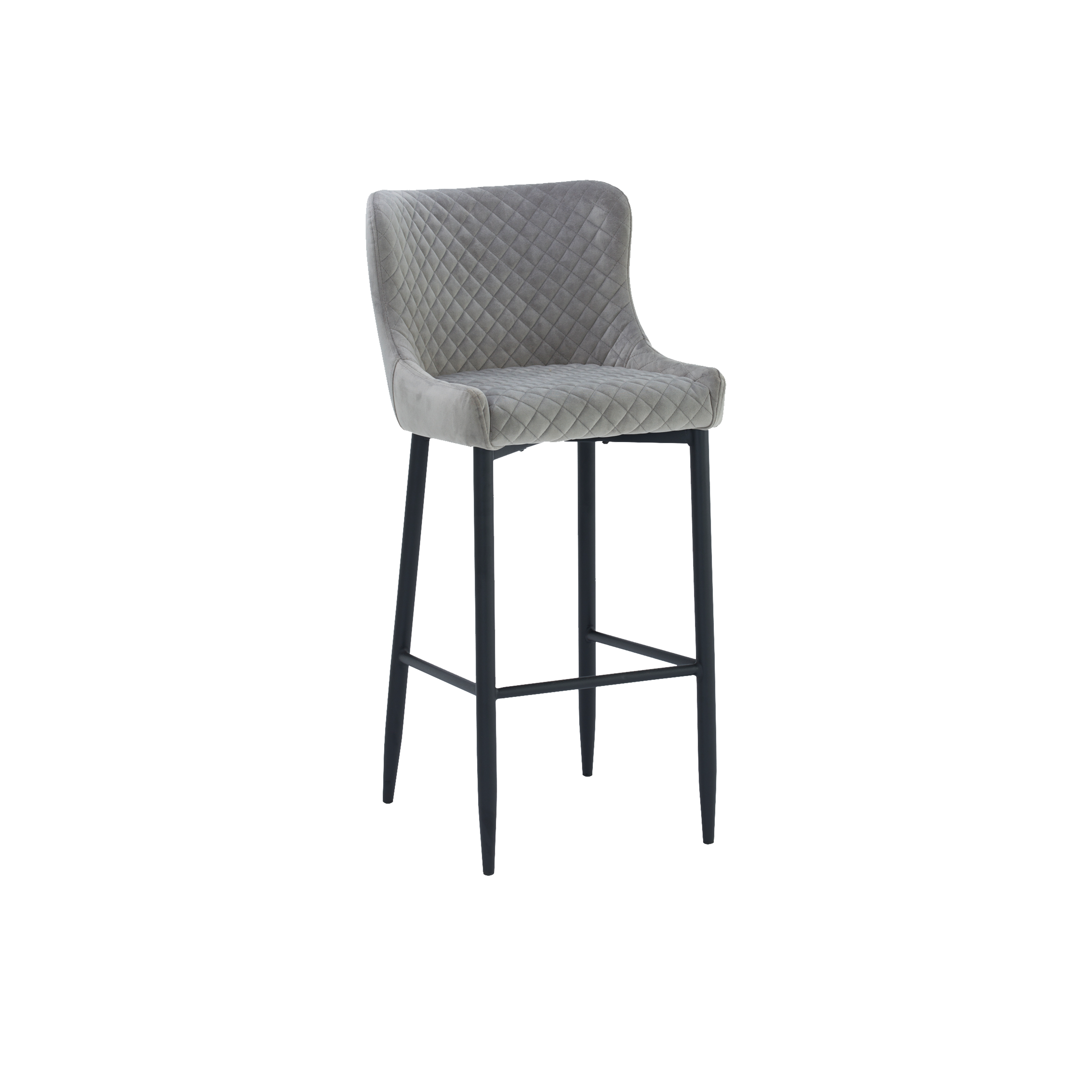 gunmetal bar stools with back