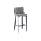 Tobias Counter Chair - Grey (Velvet)