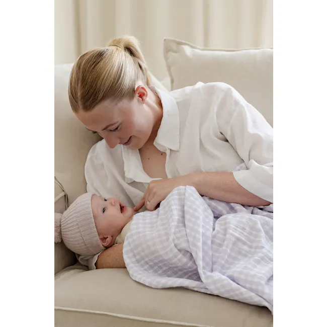 Soft Spot Soft Swaddle - Lilac - 5