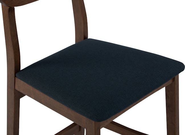 Lennox Counter Chair - Walnut, Navy - 8
