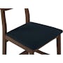 Lennox Counter Chair - Walnut, Navy - 8